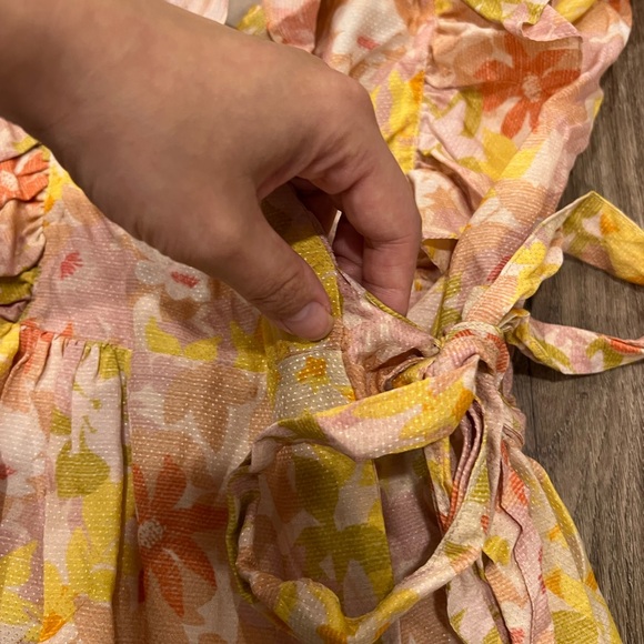 BNWT Magali Pascal Maggie Wrap Dress in Vintage Bloom Light - Picture 7 of 13